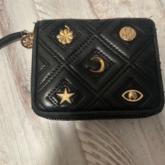 Tory Burch Fleming Charm Medium Zip-Around wallet Rare wallet beautiful - Picture 6 of 6